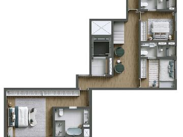 DUPLEX 447M� | PISO INFERIOR