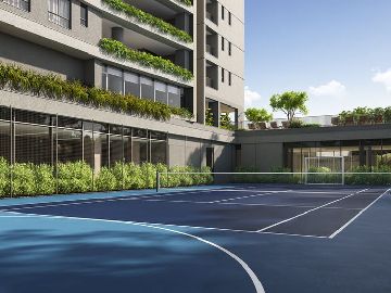 Quadra de t�nis + futsal