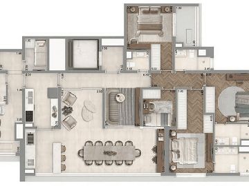 170m2 - 4 dorms (sendo 2 su�tes)