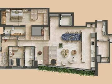 170m� | 3 su�tes e cozinha americana